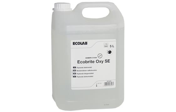 105384  105384 Blekemiddel ECOLAB Ecobrite Oxy 5L Blekemiddel for tekstilvask